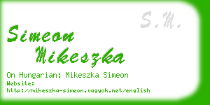 simeon mikeszka business card